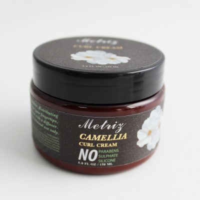 Natural Formula Professional Hair Curl Cream with Camellia, Fresh & Glowing Curls Paraben and Sulfate Free