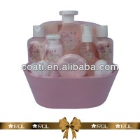 Hot seller romantic rose fragrance skin care cream set